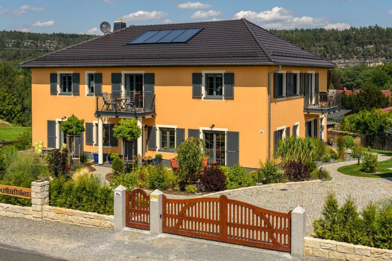Landhaus Waltersdorf - Pool & Wellness Бад-Шандау Екстер'єр фото